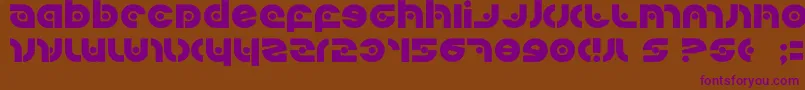 Шрифт Kovacssp – фиолетовые шрифты на коричневом фоне