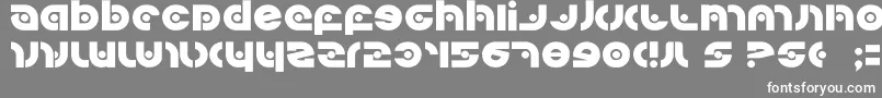 Шрифт Kovacssp – белые шрифты на сером фоне