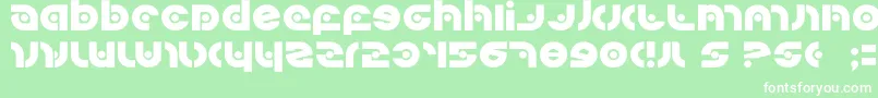 Шрифт Kovacssp – белые шрифты на зелёном фоне