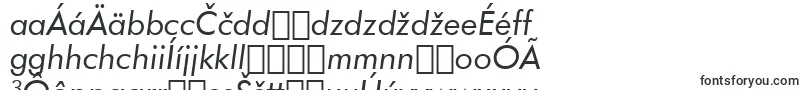 Шрифт FuturaBookItalicBt – словацкие шрифты