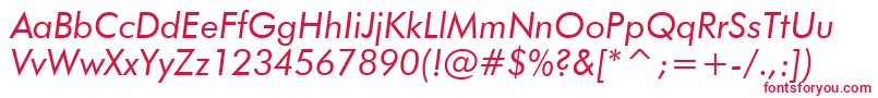 FuturaBookItalicBt Font – Red Fonts