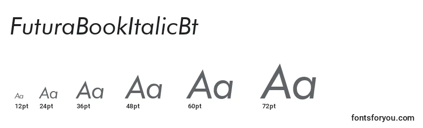 FuturaBookItalicBt Font Sizes