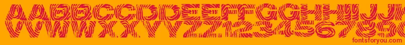 Identify Font – Red Fonts on Orange Background