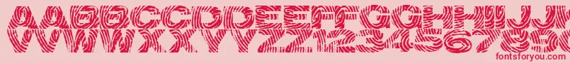 Identify Font – Red Fonts on Pink Background