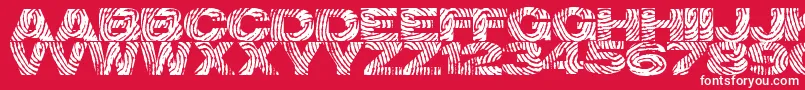 Identify Font – White Fonts on Red Background