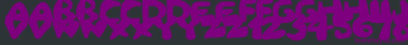 Squidgy Font – Purple Fonts on Black Background