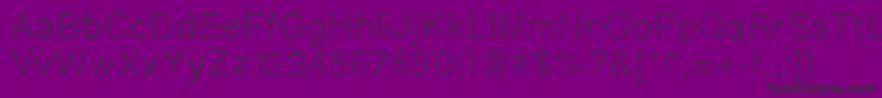 Drawveticamini Font – Black Fonts on Purple Background