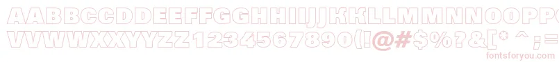 AGrotictitulotlhv Font – Pink Fonts on White Background
