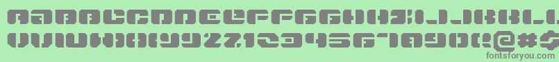 More about DanStargateExtraExpanded Font DanStargateExtraExpanded Font – Gray Fonts on Green Background