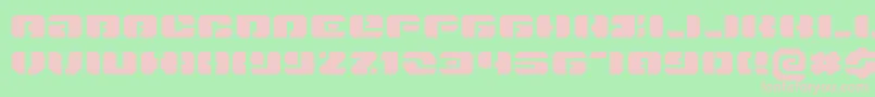 DanStargateExtraExpanded Font – Pink Fonts on Green Background