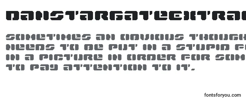 DanStargateExtraExpanded Font
