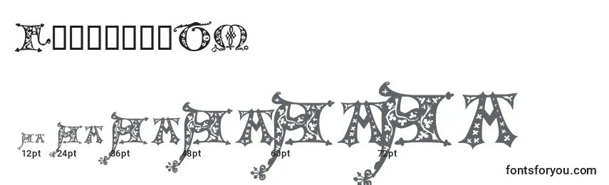 FlorimelTM Font Sizes