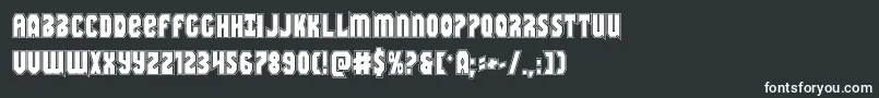 Warnationacad Font – White Fonts