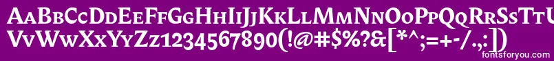 Saiba mais sobre a fonte BiblonitcsmallcapsBold Fonte BiblonitcsmallcapsBold – fontes brancas em um fundo violeta