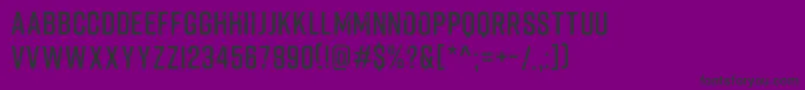 Fliped Font – Black Fonts on Purple Background