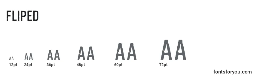 Fliped Font Sizes