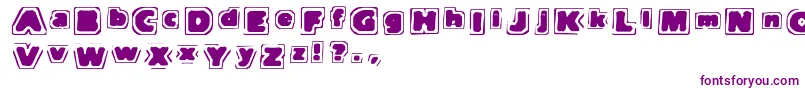 フォントTnote – 紫色のフォント