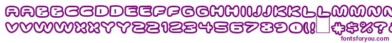 Dsdown Font – Purple Fonts on White Background