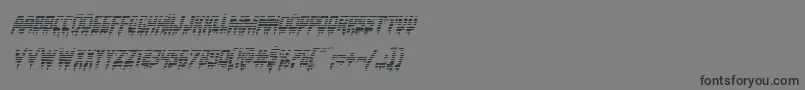 Bloodlustgradital Font – Black Fonts on Gray Background