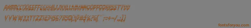 Bloodlustgradital Font – Brown Fonts on Gray Background