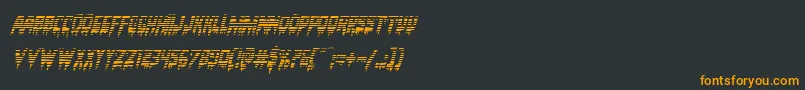 Bloodlustgradital Font – Orange Fonts on Black Background