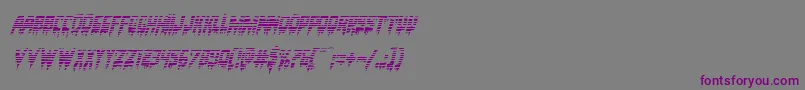 Bloodlustgradital Font – Purple Fonts on Gray Background