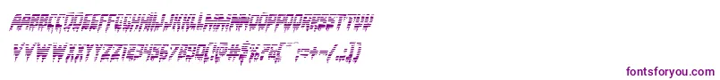 Bloodlustgradital Font – Purple Fonts on White Background
