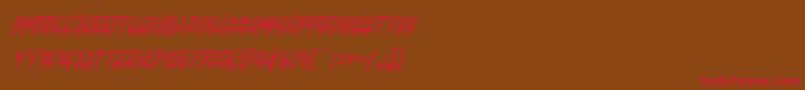Bloodlustgradital Font – Red Fonts on Brown Background