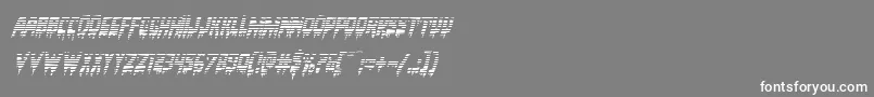 Bloodlustgradital Font – White Fonts on Gray Background