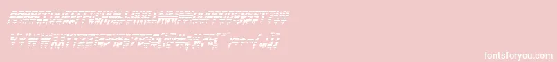 Bloodlustgradital-Schriftart – Weiße Schriften auf rosa Hintergrund