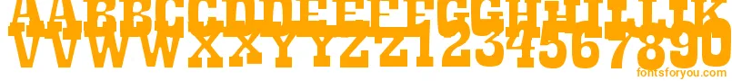 LaTequila-Schriftart – Orangefarbene Schriften