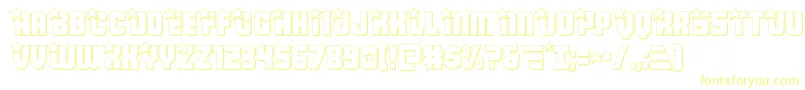 Шрифт Armyrangers3D – жёлтые шрифты