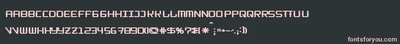 KitchencowboyShortフォントについての詳細 フォントKitchencowboyShort – 黒い背景にピンクのフォント
