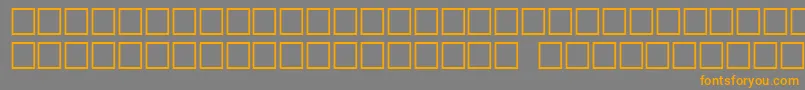 Griffdinopt Font – Orange Fonts on Gray Background