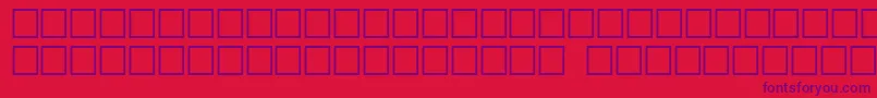 Griffdinopt Font – Purple Fonts on Red Background