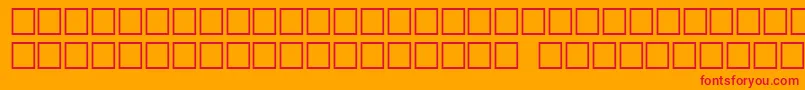 Griffdinopt Font – Red Fonts on Orange Background