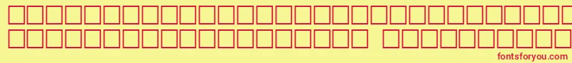 Griffdinopt Font – Red Fonts on Yellow Background