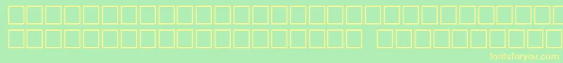 Griffdinopt Font – Yellow Fonts on Green Background
