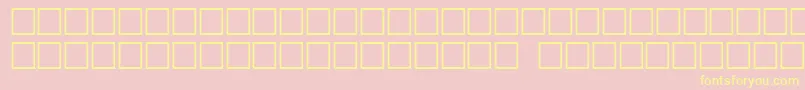 Griffdinopt Font – Yellow Fonts on Pink Background