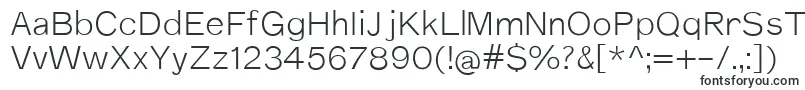 NuromLight-fontti – Alkavat N:lla olevat fontit