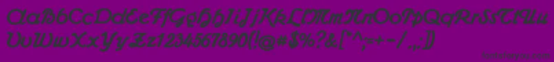 Admiralcat Font – Black Fonts on Purple Background