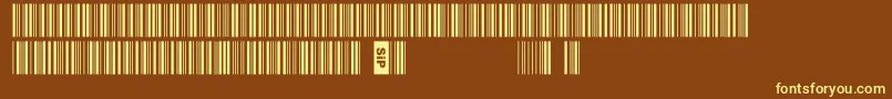 Más sobre la fuente KODE39Hidden fuente KODE39Hidden – Fuentes Amarillas Sobre Fondo Marrón