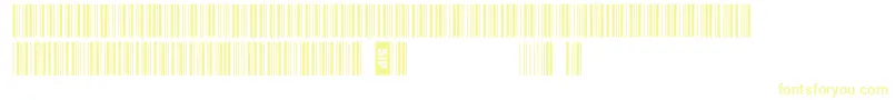 fuente KODE39Hidden – Fuentes Amarillas Sobre Fondo Blanco