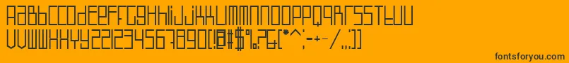 Lisätietoja Defect-fontista Defect-fontti – mustat fontit oranssilla taustalla
