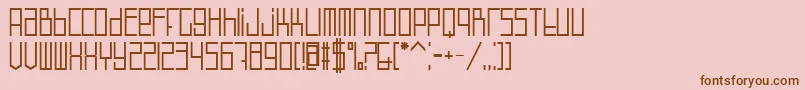 More about Defect Font Defect Font – Brown Fonts on Pink Background