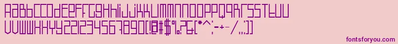 Шрифт Defect – фиолетовые шрифты на розовом фоне
