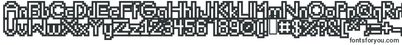 Lipbychonkoutline-fontti – Akriibiset fontit