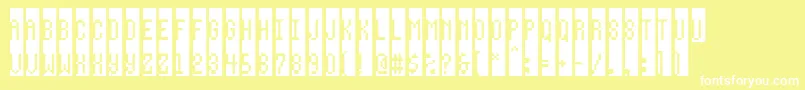 フォントWay – 黄色い背景に白い文字
