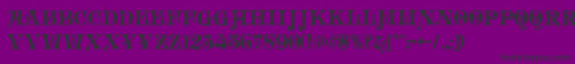 LiveroyDecor Font – Black Fonts on Purple Background