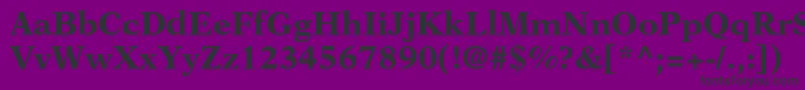 NewasterltstdBold Font – Black Fonts on Purple Background